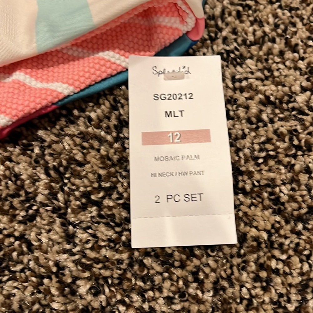 Splendid Mosaic Palm Girls Bikini Bottom, NWT - Picture 3 of 5